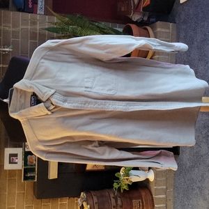 Chaps tan shirt with long sleeves and a pocket in front.  Very warm...size L